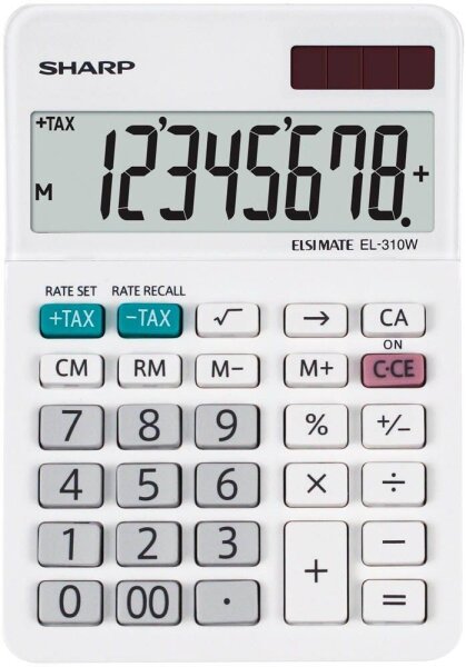 SHARP EL-310W Tischrechner weiß