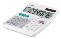 SHARP EL-310W Tischrechner weiß