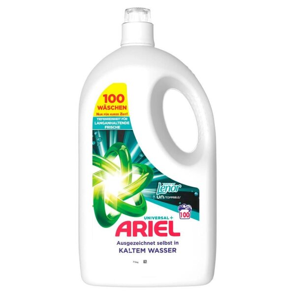 ARIEL UNIVERSAL+ Lenor Waschmittel flüssig, 4,5 l