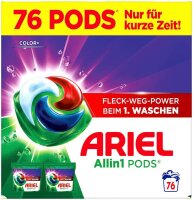 ARIEL COLOR+ Allin1 PODS Waschmittel Caps, 76 St.