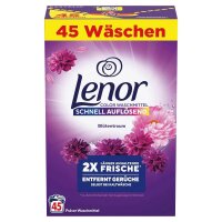 Lenor Color Blütentraum Waschmittel Pulver, 2,475 kg