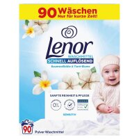 Lenor SENSITIV Waschmittel Pulver, 4,95 kg