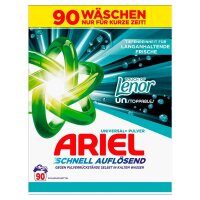 ARIEL UNIVERSAL+ Lenor Waschmittel Pulver, 4,95 kg