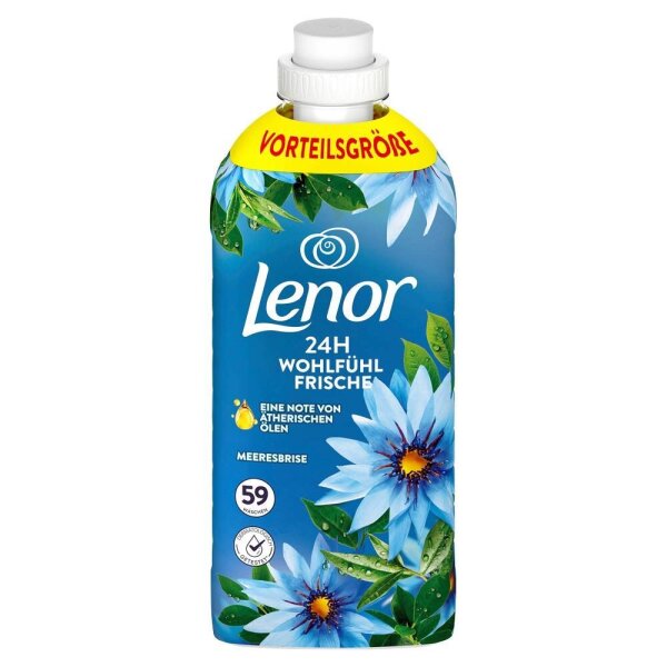 Lenor MEERESBRISE Weichspüler flüssig, 1,239 l
