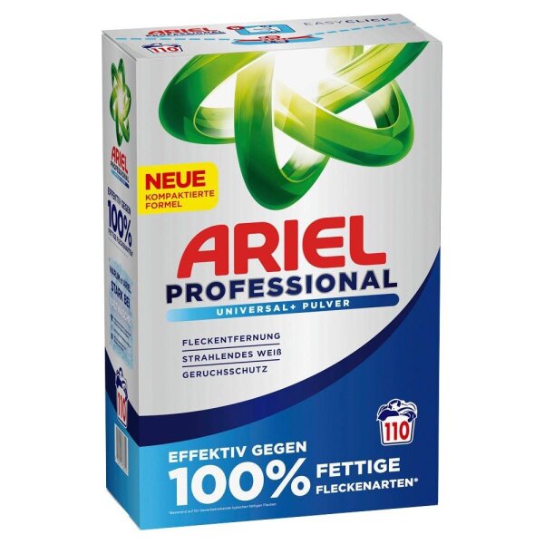 ARIEL Professional UNIVERSAL+ Waschmittel Pulver, 6,05 kg