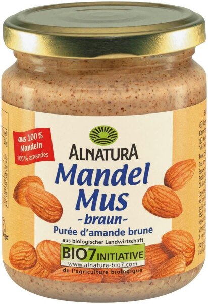 ALNATURA Bio Mandel Nussmus, 250,0 g