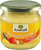 ALNATURA Bio Curry Mango Papaya Brotaufstrich, 180,0 g