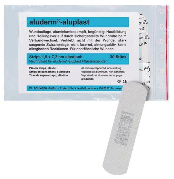 SÖHNGEN Pflaster 1009911 weiß 1,9 x 7,2 cm, 30 St.