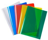 5 JOLLY Heftumschläge farbsortiert Kunststoff DIN A4