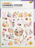 folia Aufkleber Happy Easter verschiedene Motive, 38 St.