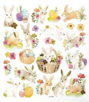 folia Aufkleber Happy Easter verschiedene Motive, 38 St.