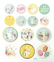 folia Aufkleber Happy Easter verschiedene Motive, 38 St.