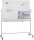 FRANKEN mobiles Whiteboard 220,0 x 120,0 cm weiß emaillierter Stahl