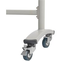 FRANKEN mobiles Whiteboard 120,0 x 90,0 cm weiß emaillierter Stahl