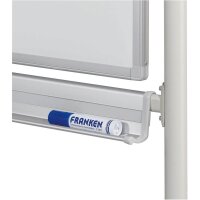 FRANKEN mobiles Whiteboard 120,0 x 90,0 cm weiß emaillierter Stahl