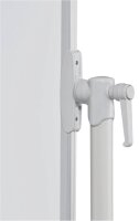 FRANKEN mobiles Whiteboard 200,0 x 100,0 cm weiß emaillierter Stahl