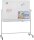 FRANKEN mobiles Whiteboard 200,0 x 100,0 cm weiß lackierter Stahl