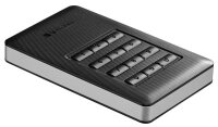 verbatim Store n Go Secure Portable 1 TB externe HDD-Festplatte schwarz, silbe