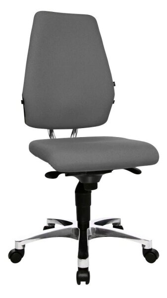 Topstar Bürostuhl Body Balance S30, SI99T23 Stoff grau, Gestell alu