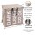 WENKO Wäschesortierer Trio Top taupe