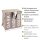 WENKO Wäschesortierer Trio Top taupe