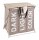 WENKO Wäschesortierer Trio Top taupe