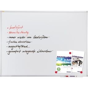 FRANKEN Whiteboard X-tra!Line SC3210 300,0 x 120,0 cm weiß emaillierter Stahl