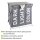 WENKO Wäschesortierer Trio Top grau