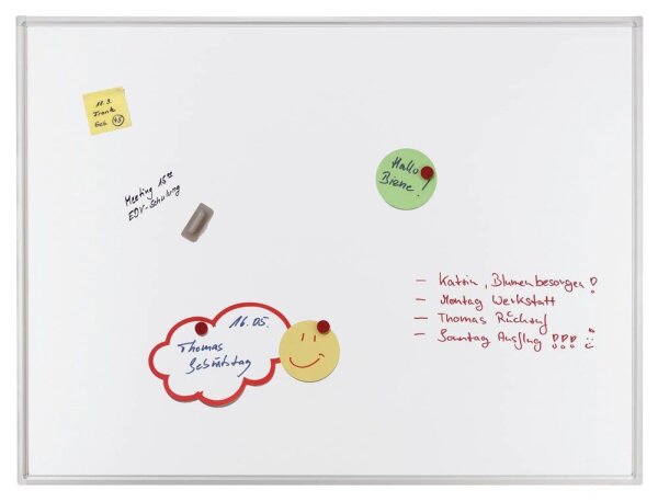 FRANKEN Whiteboard ECO 240,0 x 120,0 cm weiß emaillierter Stahl
