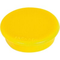 FRANKEN Haftmagnet Magnete gelb, Kunststoff Ø 1,27...