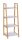 WENKO Beistellregal Finja weiß, braun 43,0 x 36,0 x 112,0 cm, 1 St.