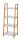 WENKO Beistellregal Finja weiß, braun 43,0 x 36,0 x 112,0 cm, 1 St.