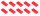FRANKEN Haftmagnet Magnet rot, Kunststoff 2,3 x 5,0 cm, 10 St.