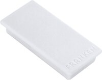 FRANKEN Haftmagnet Magnet farbsortiert, Kunststoff 2,3 x 5,0 cm, 10 St.