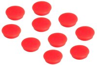 FRANKEN Haftmagnet Magnete rot, Kunststoff Ø 3,2 x...