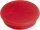 FRANKEN Haftmagnet Magnete rot, Kunststoff Ø 3,2 x 0,7 cm, 10 St.