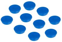 FRANKEN Haftmagnet Magnete blau, Kunststoff Ø 3,2...