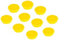 FRANKEN Haftmagnet Magnete gelb, Kunststoff Ø 3,2...