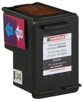 edding EDD-543 schwarz Druckerpatrone kompatibel zu HP 302XL (F6U68AE)