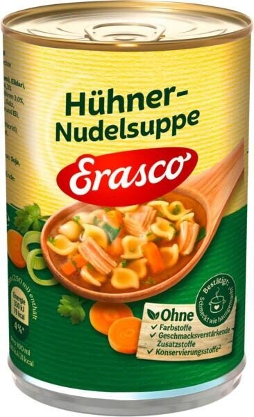 Erasco Hühner-Nudelsuppe 390,0 g, 1 St.