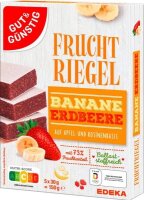 GUT&GÜNSTIG Fruchtriegel 5 Riegel