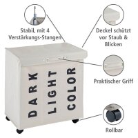 WENKO Wäschesortierer Trivo beige