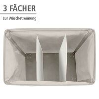 WENKO Wäschesortierer Trivo beige