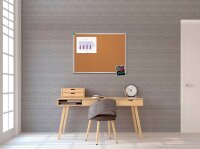 FRANKEN Pinnwand U-Act!Line® 120,0 x 80,0 cm Kork braun