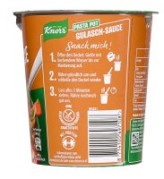 Knorr® PASTA SNACK GULASCH-SAUCE Fertiggericht, 1 St.