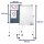FRANKEN mobiles Whiteboard KombiFlipchart 76,0 x 121,0 cm grau#!#weiß Filz/Whiteboard