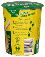 Knorr® PASTA SNACK RAHM&KRÄUTER Fertiggericht, 1 St.