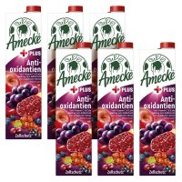 Amecke + Antioxidantien rot Fruchtsaftkonzentrat 6x 1,0 l