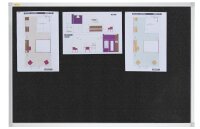FRANKEN Pinnwand X-tra!Line 120,0 x 90,0 cm Textil schwarz
