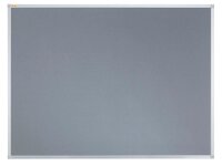 FRANKEN Pinnwand X-tra!Line 120,0 x 90,0 cm Textil grau